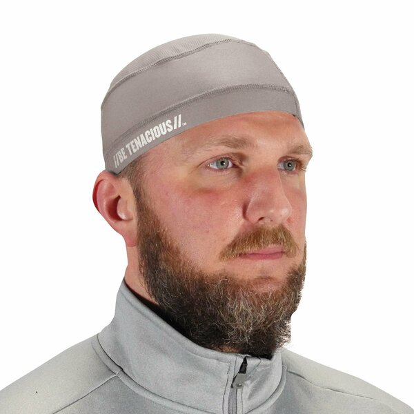 Chill-Its By Ergodyne Gray Cooling Skull Cap - Performance Knit 6632